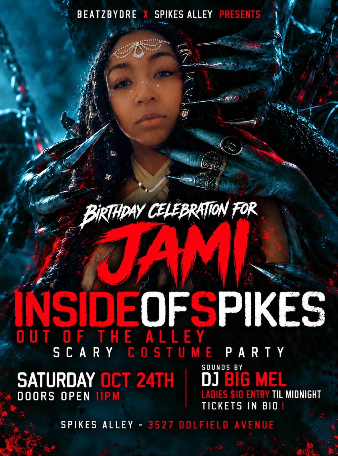 Birthday celebration for Jami — Inside of Spikes